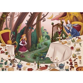 Иллюстрация к книге "Алиса в стране чудес" 