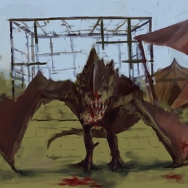Виверна из Горс Велена/ Wyvern from Gors Velen 