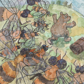 побег медведа