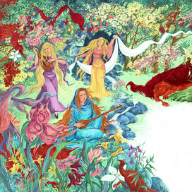 Иллюстрация к книге "Плащ Тролля" Анны Валенберг