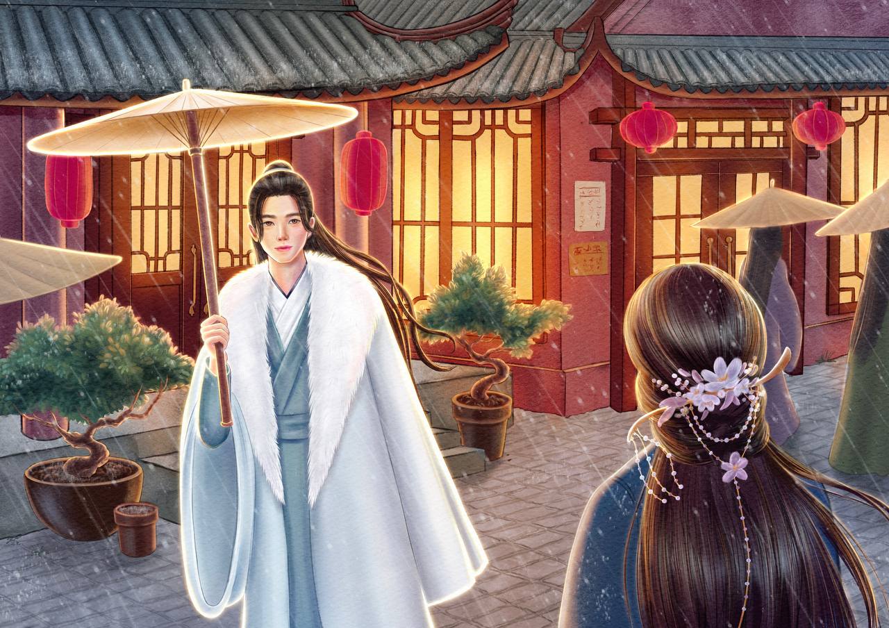 Иллюстрация для китайской новеллы