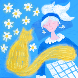 Сон, кот и ромашки