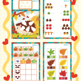 Осенние рабочие тетради для детей с заданиями