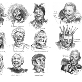 Советские актеры в роли Бабы Яги и Кощея. Для книги "Последний богатырь. От Лукоморья до Белогорья"