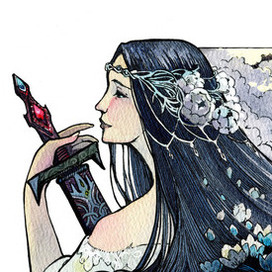 Дева озера (в цвете)