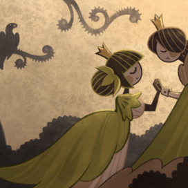 Иллюстрация "Принцесса на горошине"