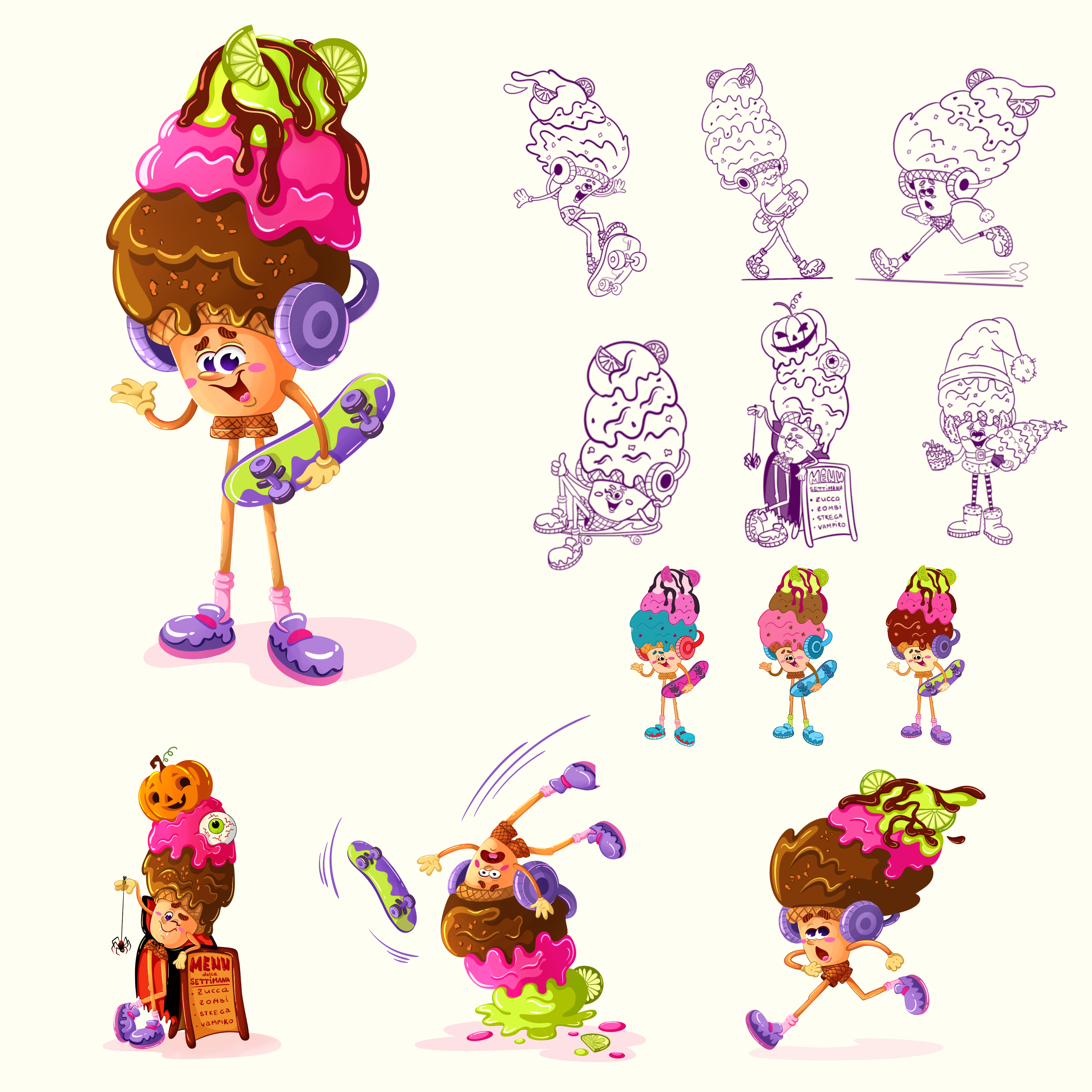 Персонаж Конус Мороженного