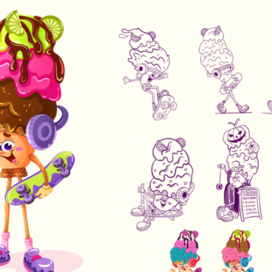 Персонаж Конус Мороженного