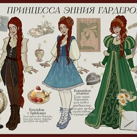 Дизайн персонажа гардероб ✴