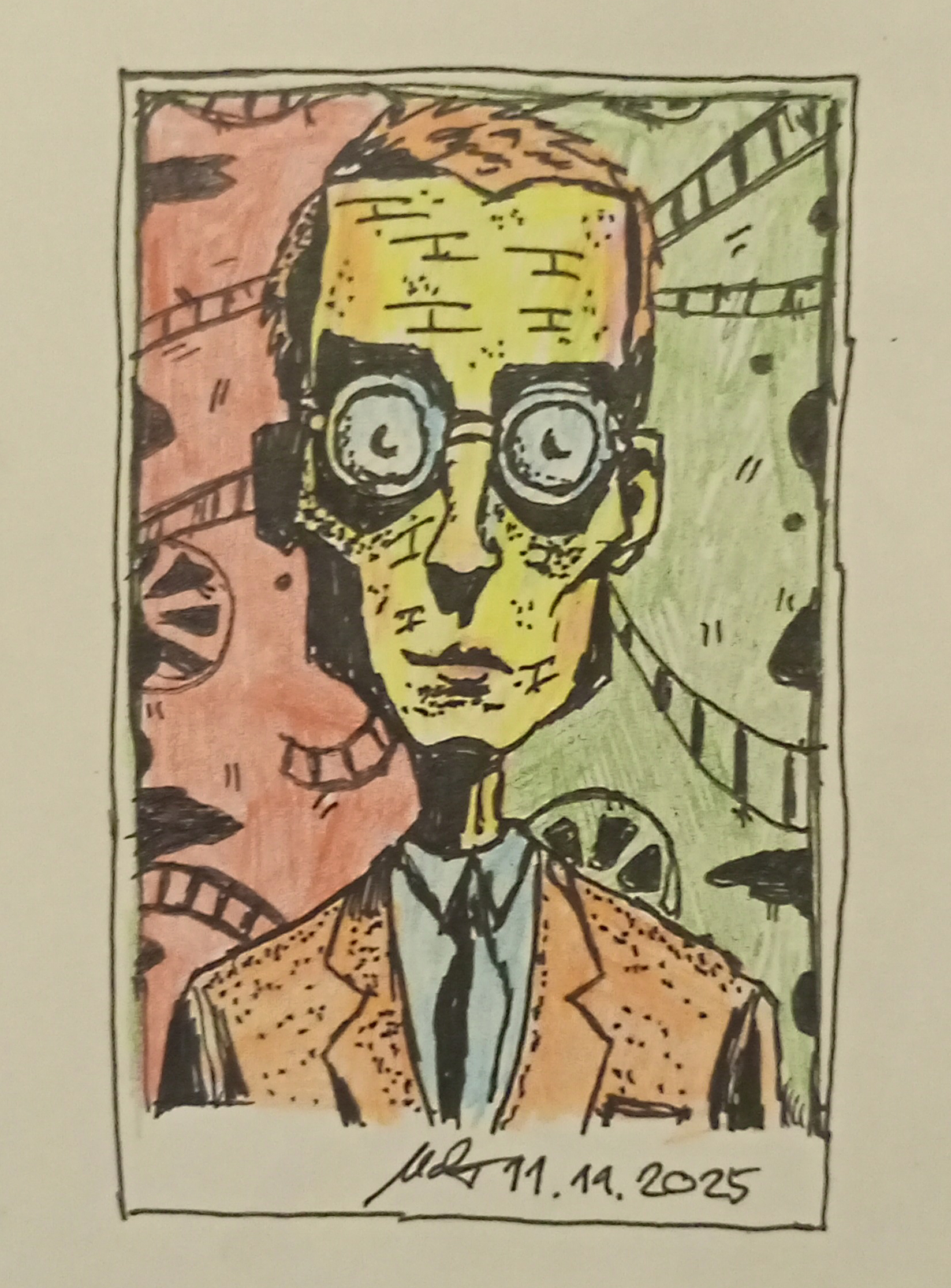 Человек-кинокамера