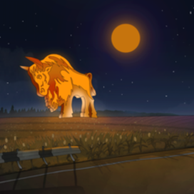 Зубр на Брестской трассе