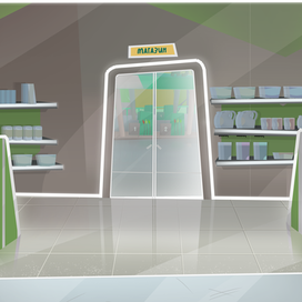 Магазин на заправке