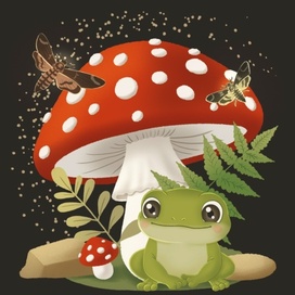 Осенняя лягушка