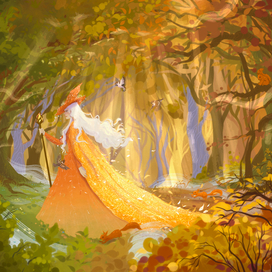 Дух осени. Inktober