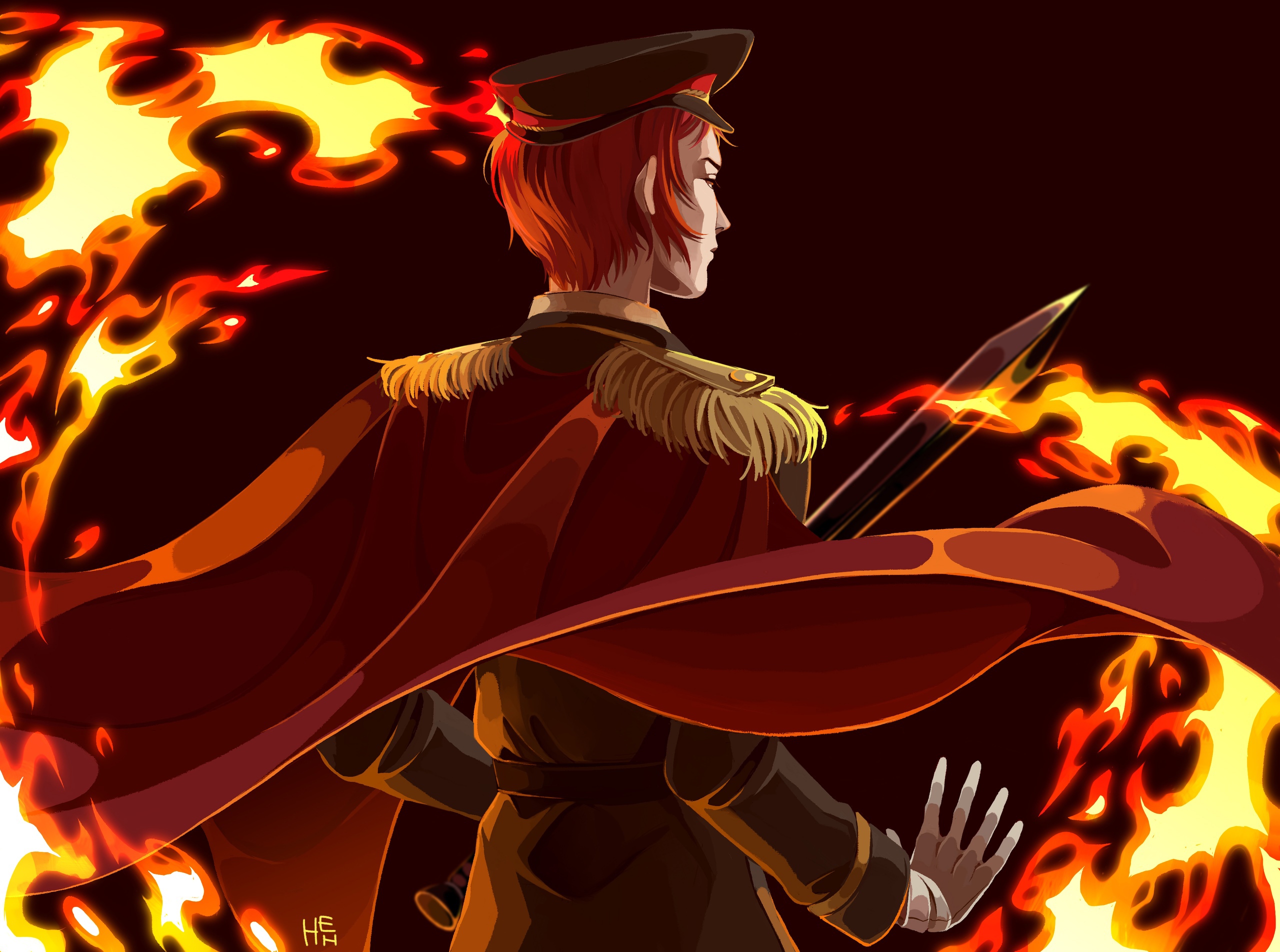 Иллюстрация по мотивам визуальной новеллы