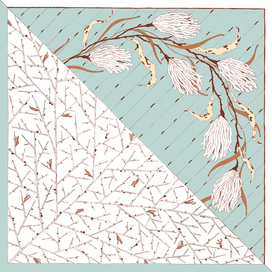 Дизайн шелкового платка