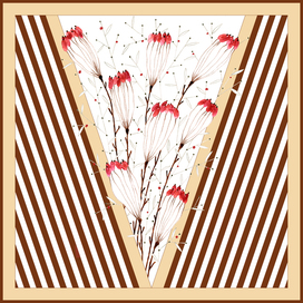 Дизайн шелкового платка