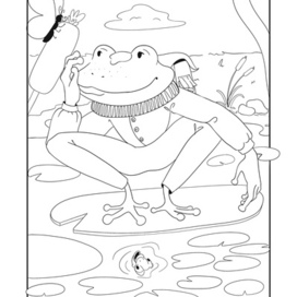 Иллюстрация для детской раскраски