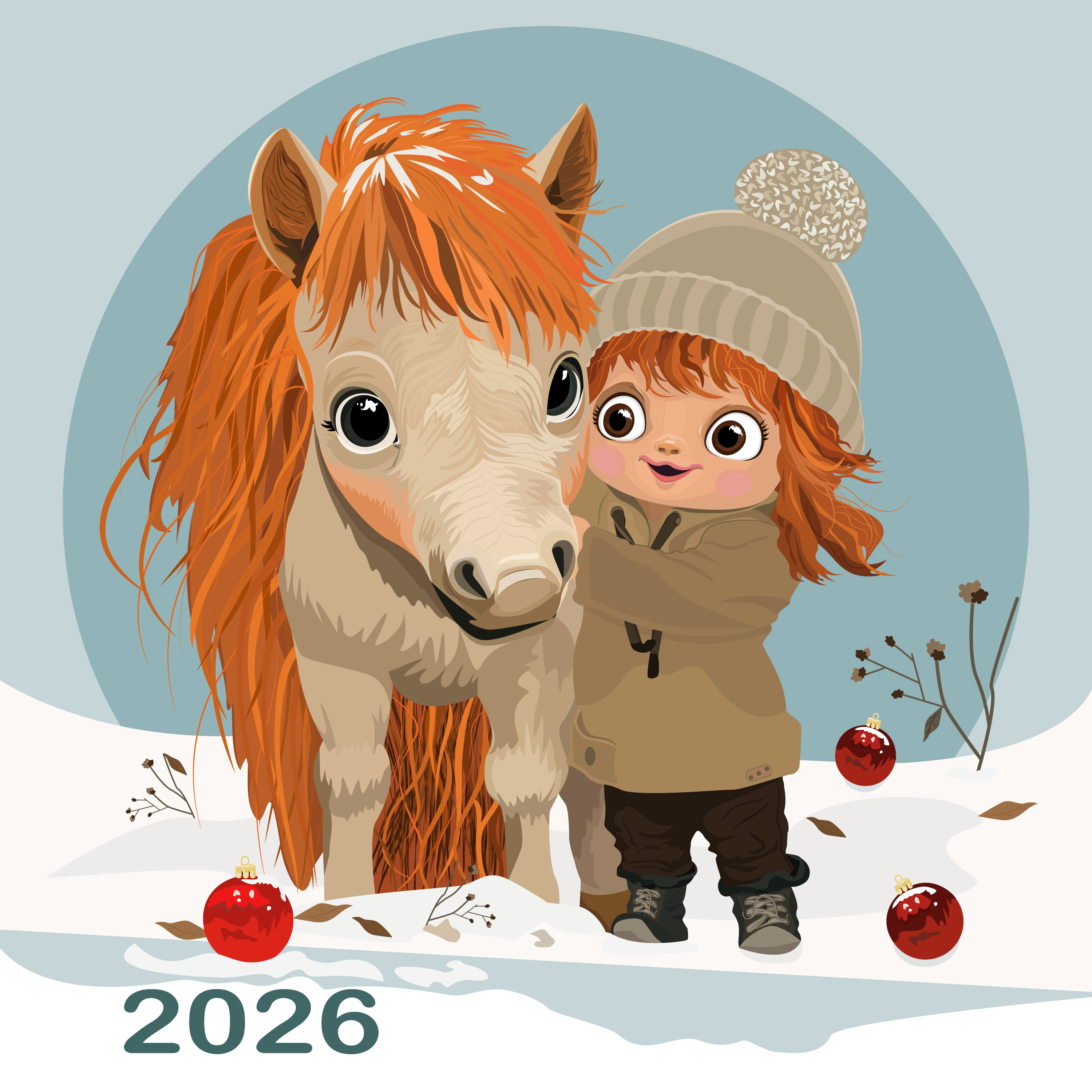 Девочка с лошадкой