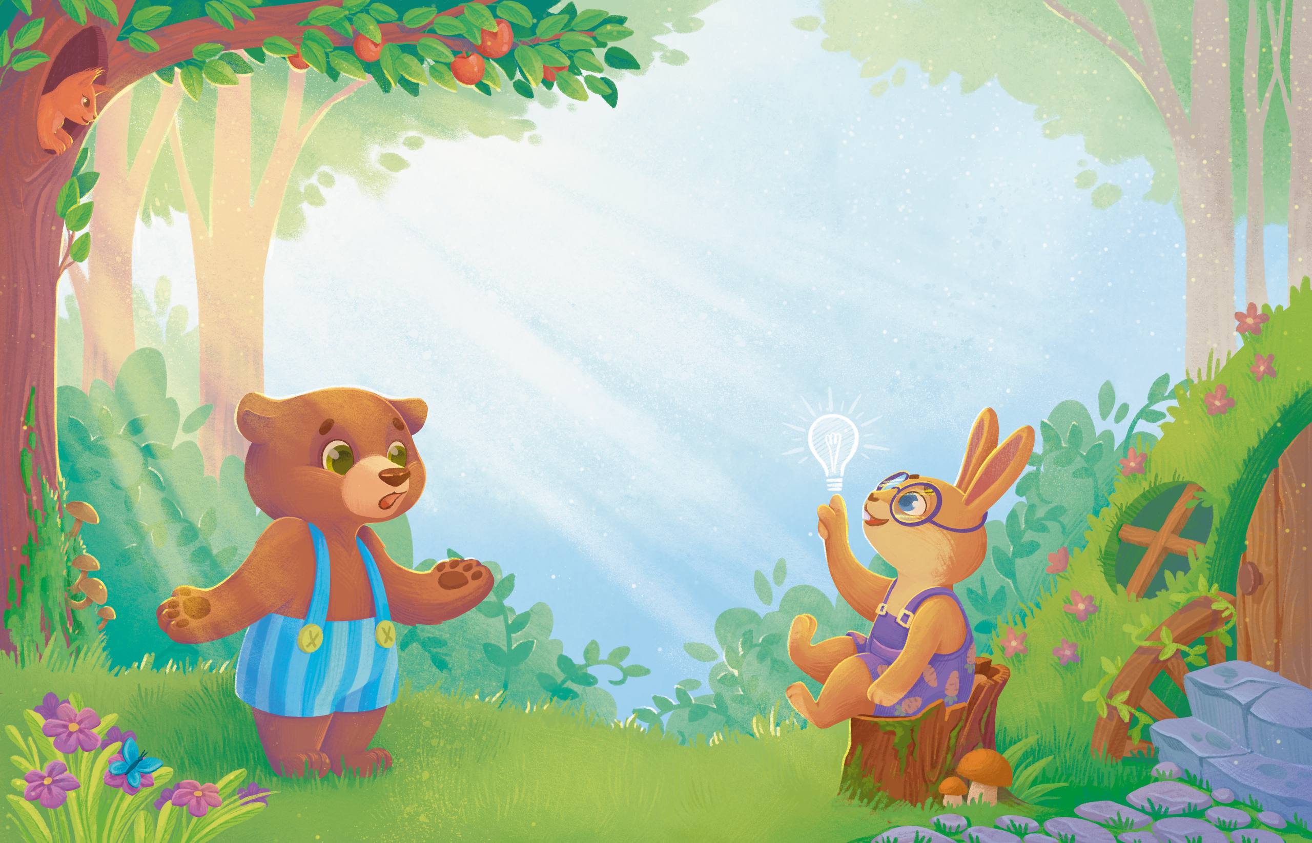 Мишка Мик и заяц Флик