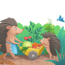 Иллюстрация для книги "Большая книга Аппетитных сказок"