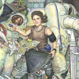 Иллюстрация к книге "Девочки, прославившие Россию".