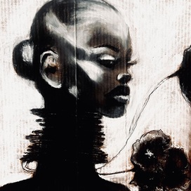 Модная иллюстрация. Глэм травма.