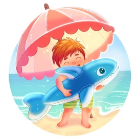 Мальчик и акула 