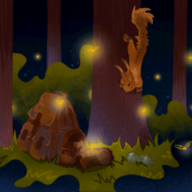 Почтовая открытка #2 из серии "Поход"