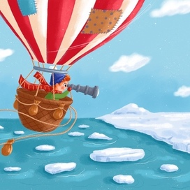 Иллюстрация для книжного разворота