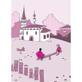 Открытка "Монохромный Суздаль"