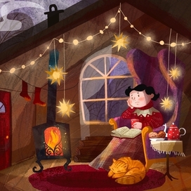 Иллюстрация к детскому календарю