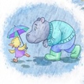 Иллюстрации для книги «Утя и Мотя» 