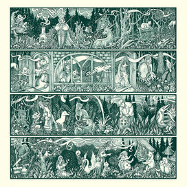 Бесконечная иллюстрация по темам Inktober 2025/Сказочный октябрь