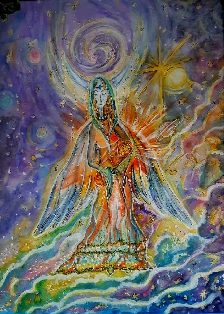 Лунная дева с новорожденным Солнцем