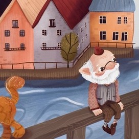 Хомлины, иллюстрация для лифлета