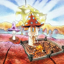 Мир с сырным светилом