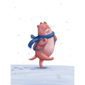 Счастливая выдра