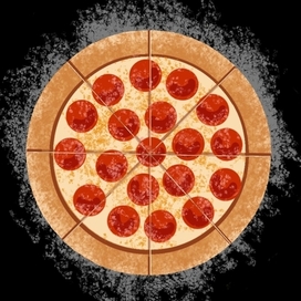 Пицца пеперони 