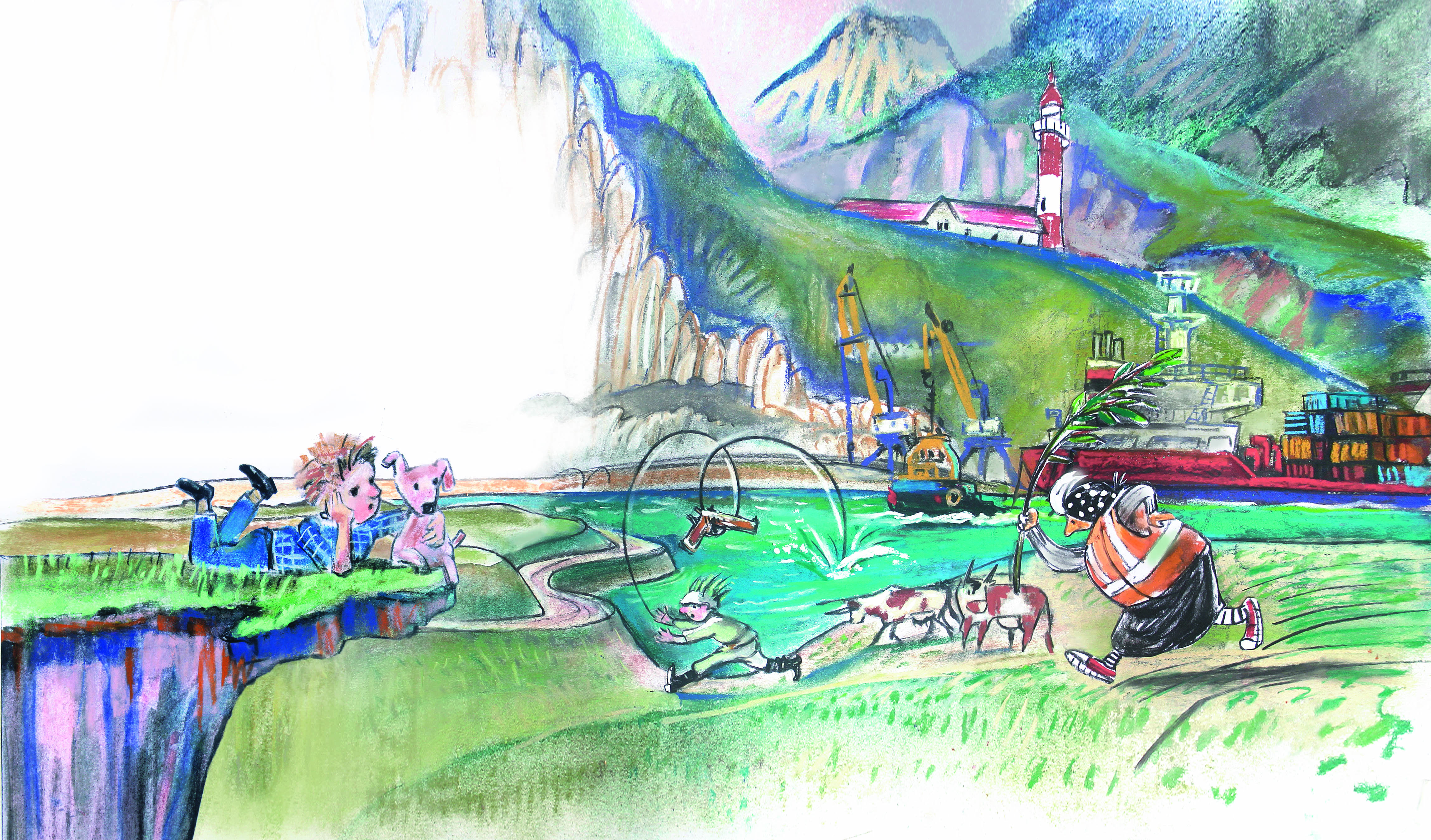 Тим Собакин «Две бабушки и внук»