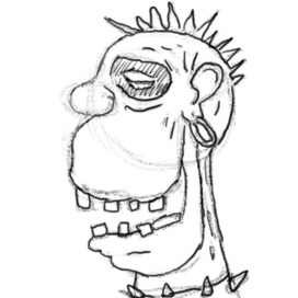 Панк (набросок)