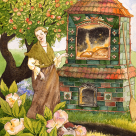 Из книги Братьев Гримм, Матушка Метелица