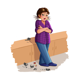 Сердитая мама