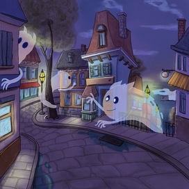 Город засыпавет, просыпаются они 