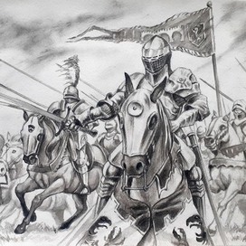 Бургундская конница XV века.