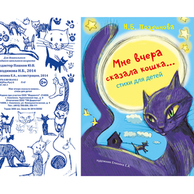 иллюстрации для книги детских стихов Н.Б. Поздиновой