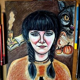 Осенний портрет девушки 