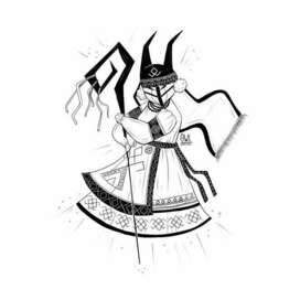 Кукла-берегиня — славянская фольклорная иллюстрация