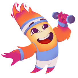 Бренд-персонаж Огонёк