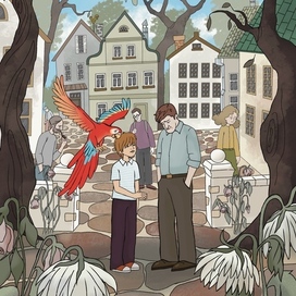 Иллюстрации к сказке "Остров безмолвия". "Сказки для умных детей".